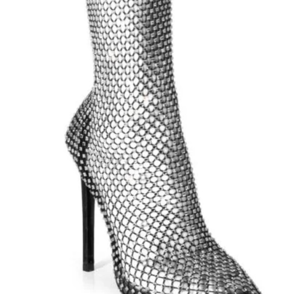Mesh “Fishnet” Bootie - Picture 4 of 4